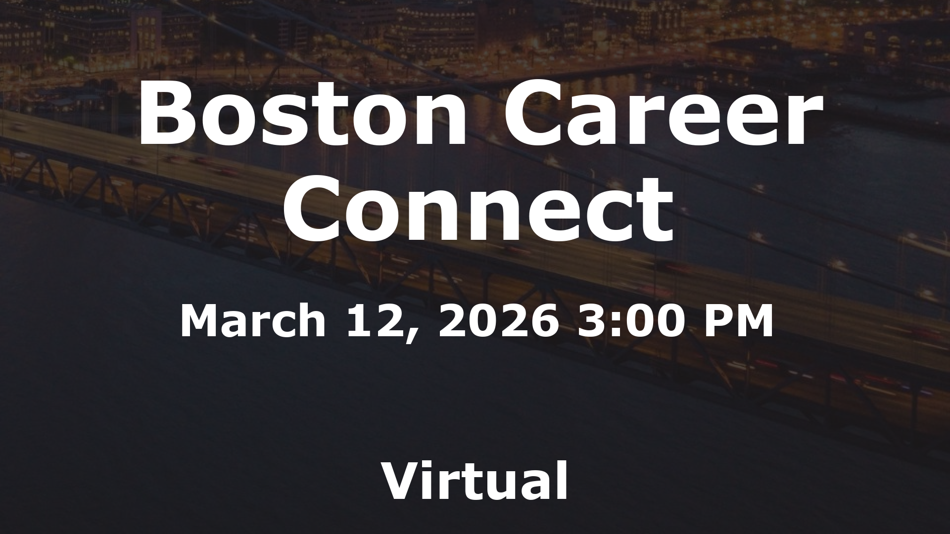 Boston Career Connect event image